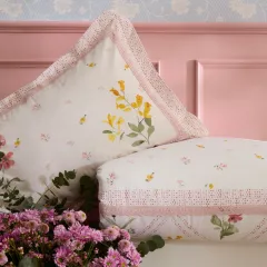 Karaca Home Passioni %100 Pamuk Çift Kişilik Nevresim Takımı Somon