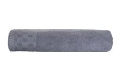 JAKARLI GEOMETRİK DESEN BORDÜRLÜ HAVLU MAVİ 70X140CM (TRY)