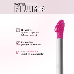 Pastel Plump Up Extra Hydrating Plumping Gloss - Dolgunlaştıran Dudak Parlatıcısı 207 Mariposa