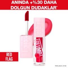 Maybelline New York Lifter Plump Dudak Parlatıcı 004 Red Flag