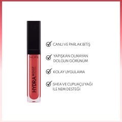 Note Hydramoist Lipgloss Nemlendirici Dudak Parlatıcısı - 08 Party Mood - Kırmızı