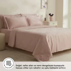 Karaca Home Royale Çift Kişilik Nevresim Takımı Pudra