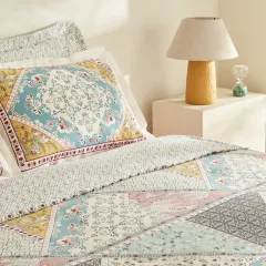 Karaca Home Edella %100 Pamuk Çift Kişilik Nevresim Takımı Multicolor