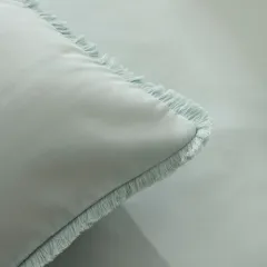 Karaca Home Ella Krep %100 Pamuk Püsküllü Çift Kişilik Nevresim Takımı Mint