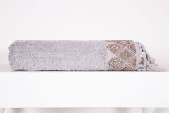 KILIM PATTERNED TOWEL 70X140 GRAY