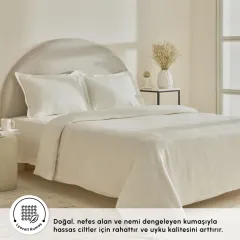 Karaca Home Alvin King Size Nevresim Takımı Beyaz