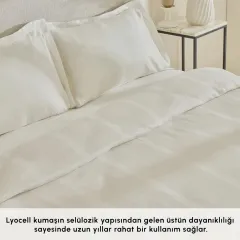 Karaca Home Alvin King Size Nevresim Takımı Beyaz
