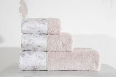 LION 3-PIECE TOWEL SET (30X50+50X90+70X140) POWDER