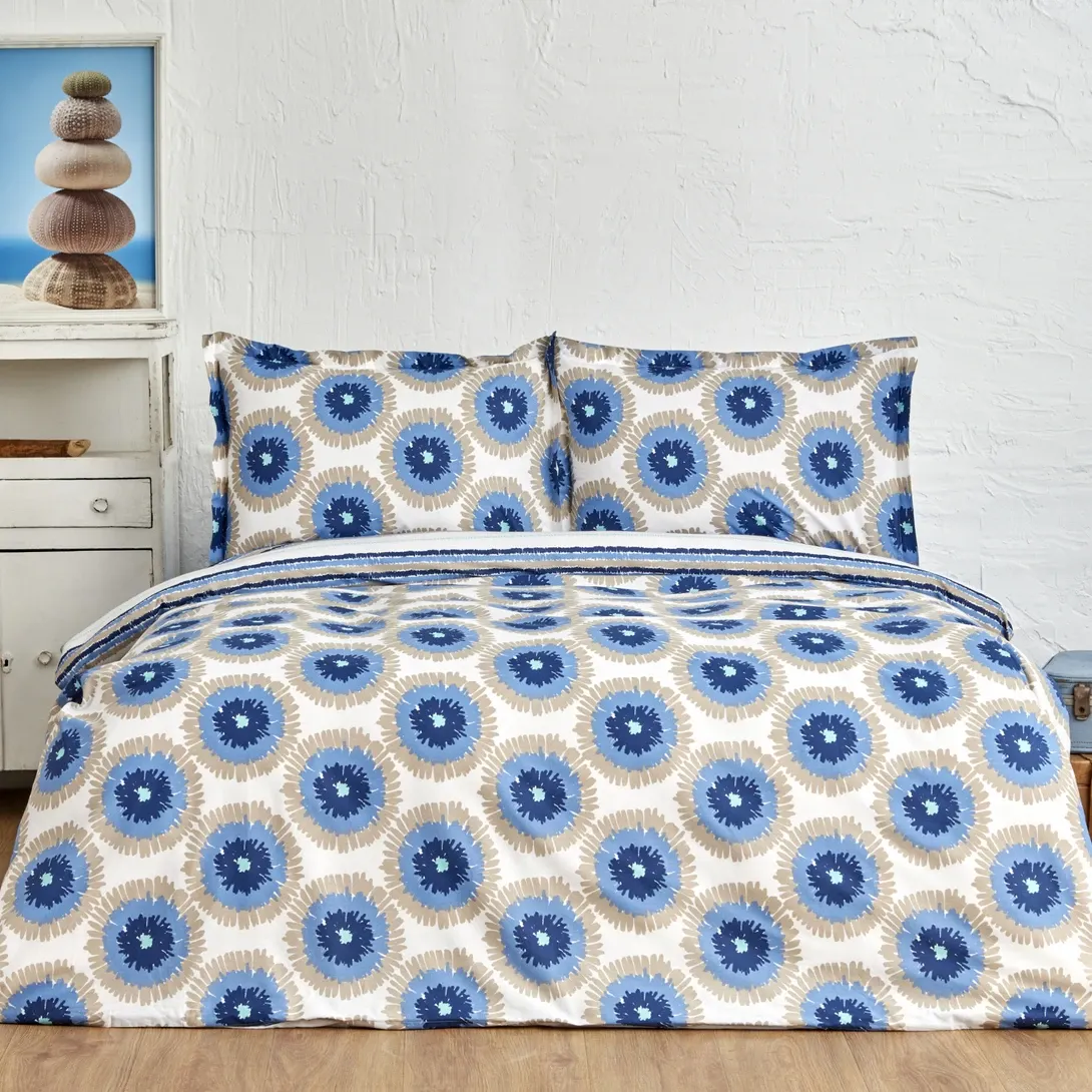 Nautica Home Ocean %100 Pamuk Çift Kişilik Nevresim Takımı Mavi