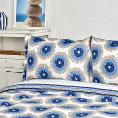 Nautica Home Ocean %100 Pamuk Çift Kişilik Nevresim Takımı Mavi
