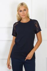 Akbeniz Kadın Kolu Dantelli Penye Pijama Takım 4150