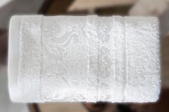 DAMASK PATTERNED BORDERED 6-PIECE ASSOCIATION TOWEL 30X50CM