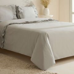 Karaca Home Viento %100 Pamuk Çift Kişilik Nevresim Takımı Gri