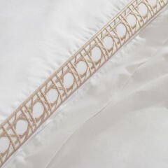Nautica Home Rattan Percale Çift Kişilik Nevresim Takımı Bej