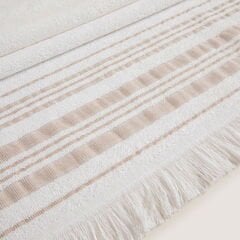 Deep Face Towel 50x90 cm White/Beige