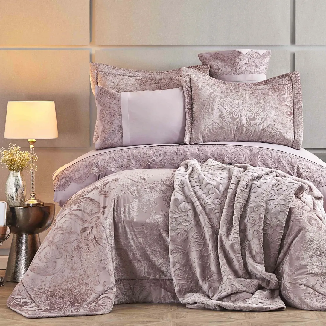 Karaca Home Valeria Best 8 Parça Çeyiz Seti Gül Kurusu
