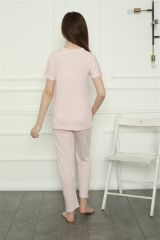 Akbeniz Kız Çocuk Penye Pijama Takım 20400