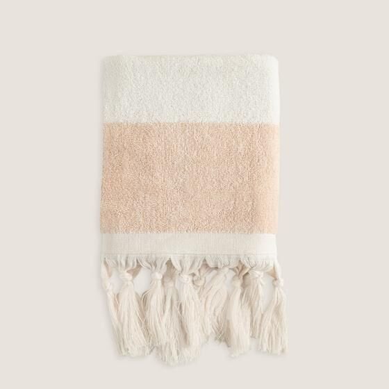 Bermundo Face Towel 50x90 Cm Powder/Ecru