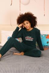 Akbeniz Welsoft Polar Kadın Pijama Takımı 8516