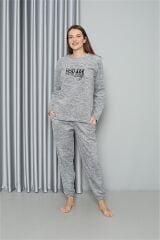 Akbeniz Welsoft Polar Kadın Pijama Takımı 8518