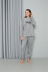 Akbeniz Welsoft Polar Kadın Pijama Takımı 8518