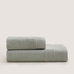 Frances Towel 50X90 Cm SMOKE GREEN