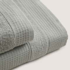 Frances Towel 50X90 Cm SMOKE GREEN