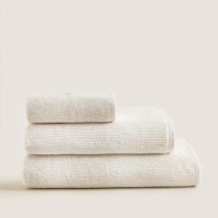 Carlin Face Towel 50x90 Cm Ecru
