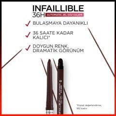 L’Oréal Paris 2'li Infaillible Automatic Jel Göz Kalemi - Kahverengi