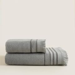 Natura Face Towel 50x90 Cm Gray