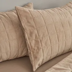 Karaca Home Lydia Çift Kişilik Stripe Comfort Set Bej