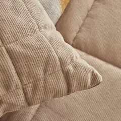 Karaca Home Lydia Çift Kişilik Stripe Comfort Set Bej