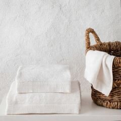 Matteo Face Towel 50x90 cm Ecru