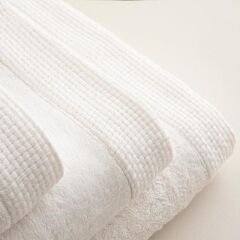 Matteo Face Towel 50x90 cm Ecru