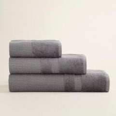 Astel Face Towel 50x90 cm Dark Gray