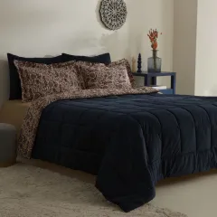 Karaca Home Cassie Luxury Çift Kişilik Comfort Set/Uyku Seti Lacivert