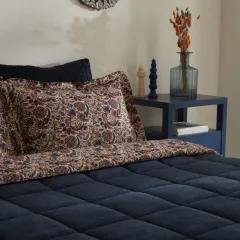 Karaca Home Cassie Luxury Çift Kişilik Comfort Set/Uyku Seti Lacivert