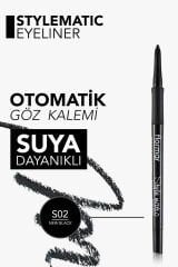 Asansörlü suya dayanıklı göz kalemi | Renk: S02 NEW BLACK