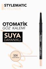 Asansörlü suya dayanıklı göz kalemi | Renk: S04 CREAM DREAM