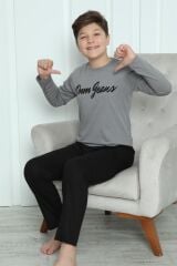 Akbeniz Erkek Çocuk Penye Pijama Takım 20416