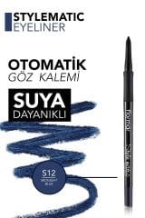 Asansörlü suya dayanıklı göz kalemi | Renk: S12 MIDNIGHT BLUE