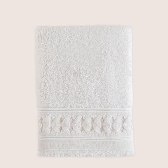 Branda Yüz Havlusu 50x90 Cm Ekru
