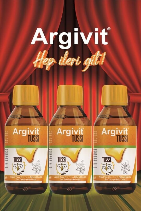 Argivit Tussi Adult ( C vitamini ve Çinko ) Şurup 150 ml 3’lü Paket