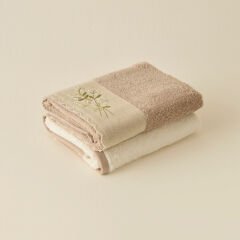 Kaşmir Home Lina 2'li Yüz Havlusu Set Offwhite