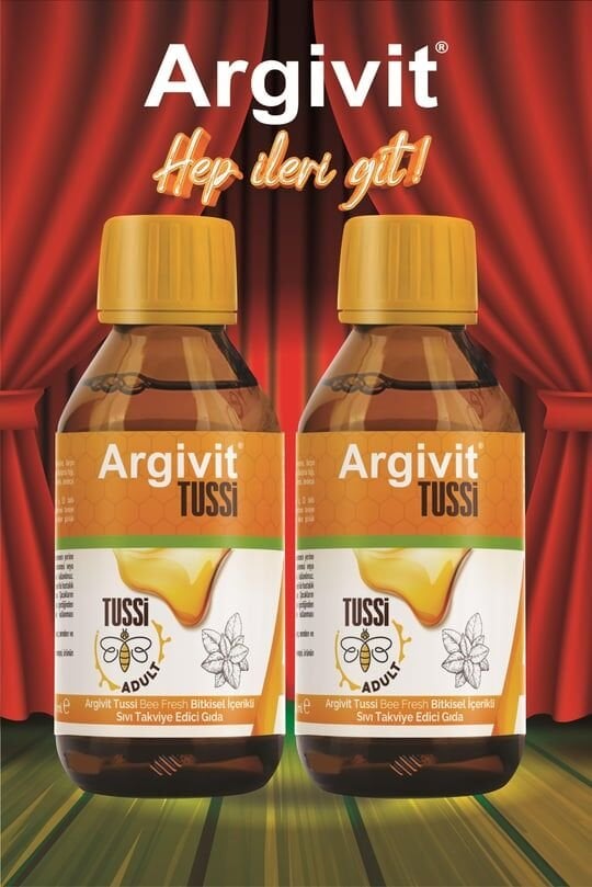 it Argivit Tussi Adult ( C vitamini ve Çinko ) Şurup 150 ml 2’li Paket