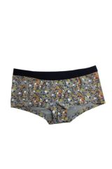Dijital Baskılı Çiçek Desenli Kadın Boxer S