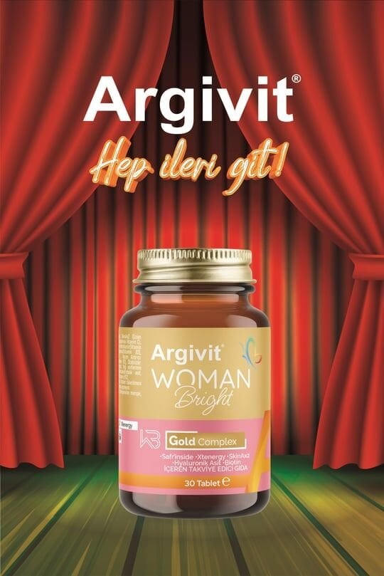 Argivit Woman Bright Tablet 30 Tablet (Hyaluronik Asit, Safran, Fosfotidilserin