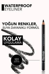 Suya dayanıklı mat göz kalemi | 1.14 G Renk: 101 BLACK ICE