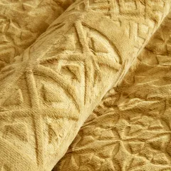 Karaca Home Blair Tek Kişilik Embos Battaniye Hardal