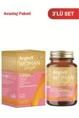 Argivit Woman Bright Tablet 30 Tablet 3’lü Paket (Hyaluronik Asit, Safran, Fosfotidilserin)